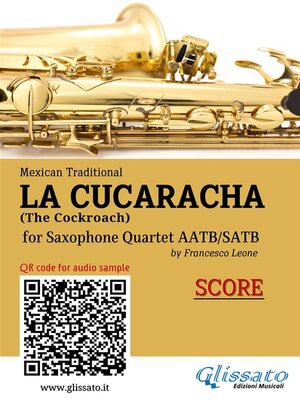 cover image of Saxophone Quartet score of "La Cucaracha"